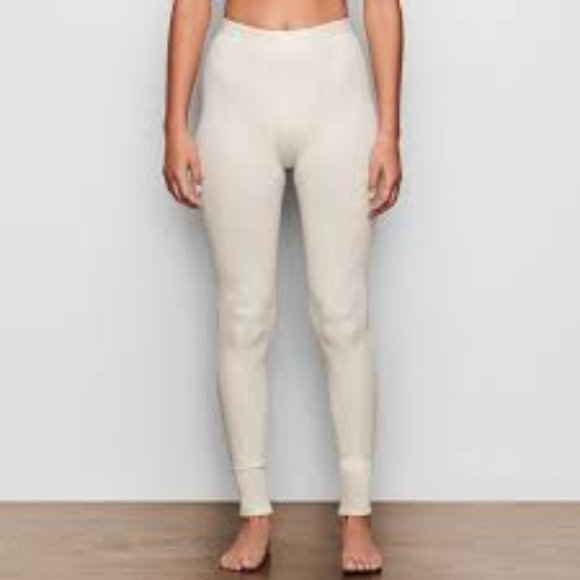 SKIMS cotton rib leggings (bone) - Picture 1 of 2
